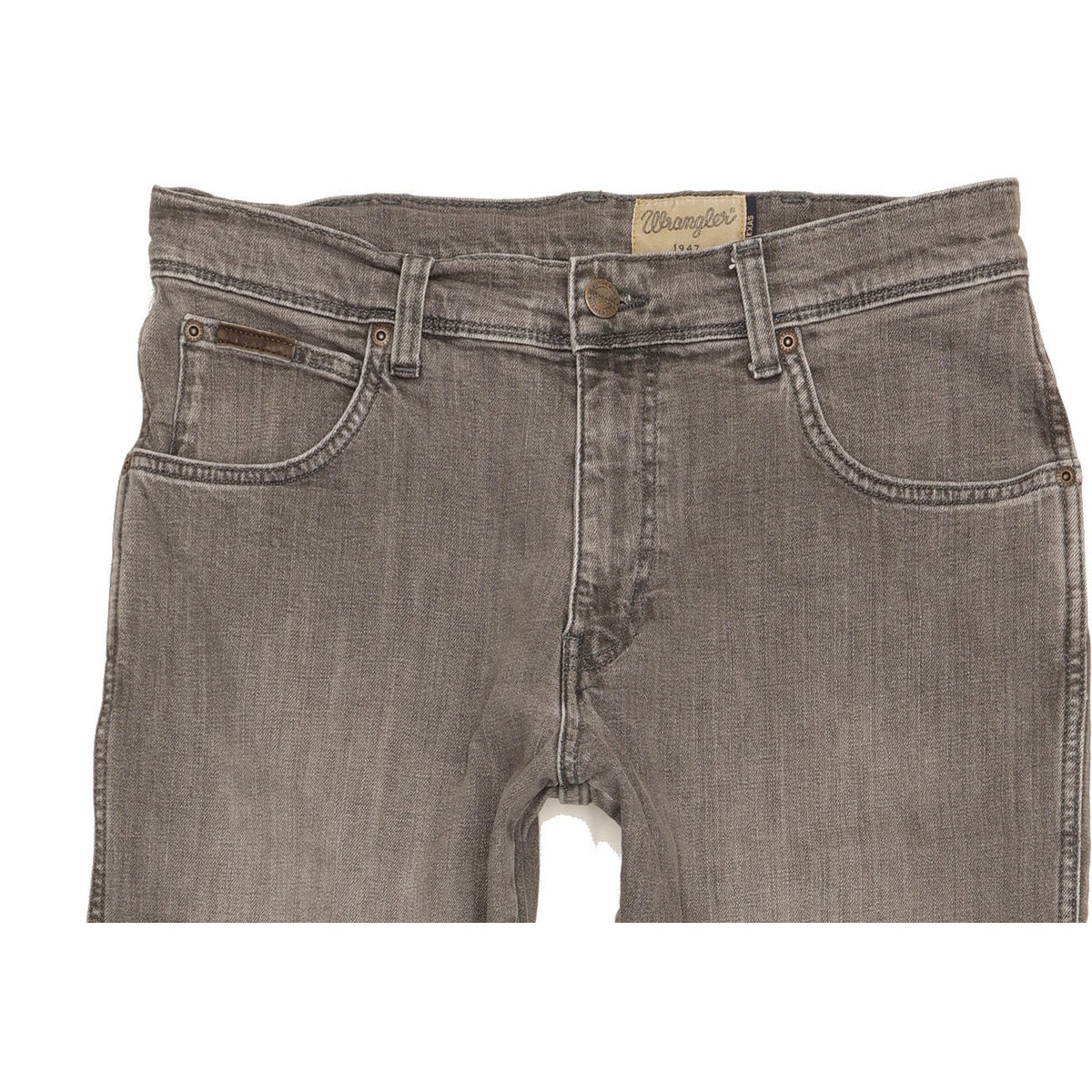 Wrangler Texas Men Grey Straight Regular Stretch Jeans W32 L32