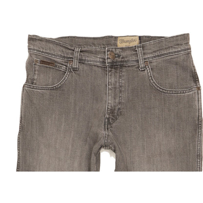 Wrangler Texas Men Grey Straight Regular Stretch Jeans W32 L32