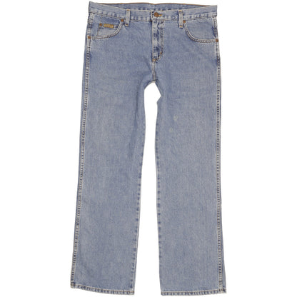 Wrangler Men Blue Straight Regular Jeans W34 L32
