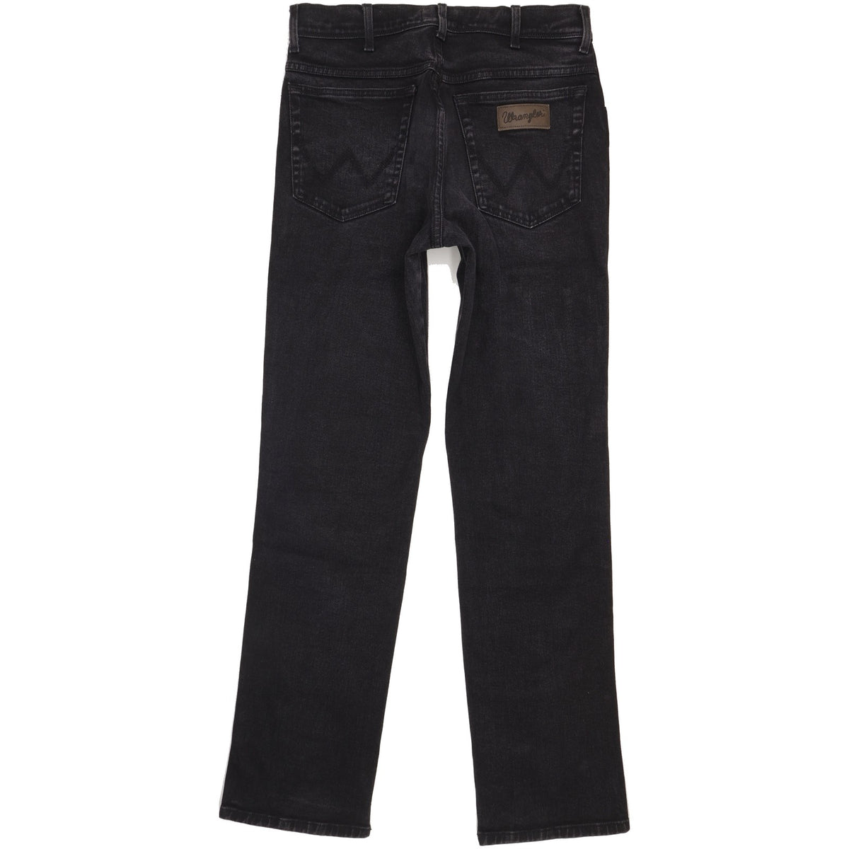 Wrangler Texas Men Black Straight Regular Stretch Jeans W33 L34