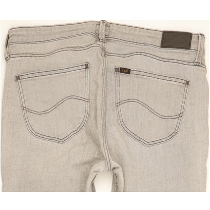 Lee Scarlett Women Grey Skinny Slim Stretch Jeans W32 L30