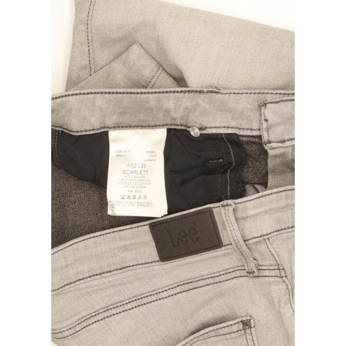 Lee Scarlett Women Grey Skinny Slim Stretch Jeans W32 L30