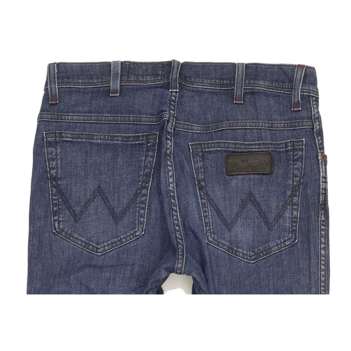 Wrangler Texas Men Blue Straight Regular Stretch Jeans W33 L34