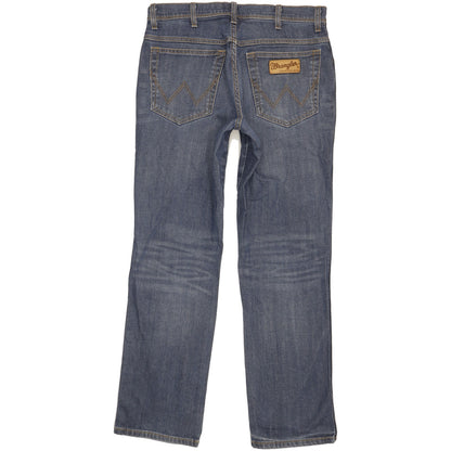 Wrangler Texas Men Blue Straight Regular Stretch Jeans W33 L31