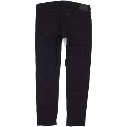 Lee Luke Men Black Skinny Slim Stretch Jeans W36 L32