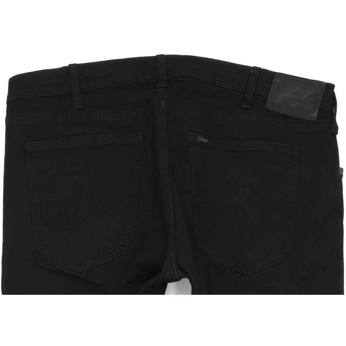 Lee Luke Men Black Skinny Slim Stretch Jeans W36 L32