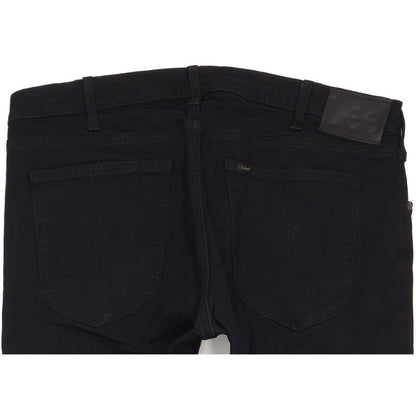 Lee Luke Men Black Skinny Slim Stretch Jeans W36 L32