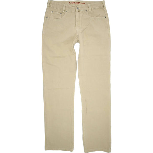 Joker Double Saddle Men Beige Straight Regular Jeans W34 L34