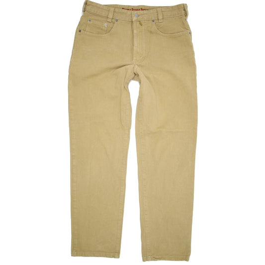 Joker Double Saddle Men Beige Straight Regular Jeans W33 L32