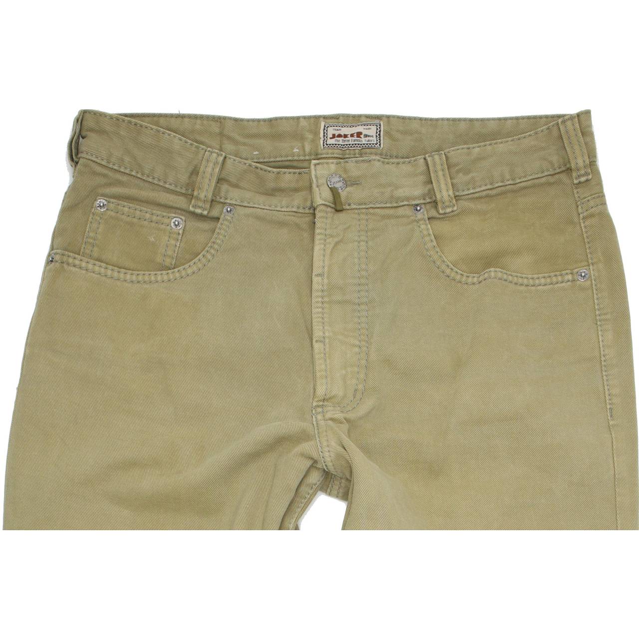 Joker Three Famous Tailors Men Beige Straight Regular Jeans W33 L32