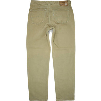 Joker Three Famous Tailors Men Beige Straight Regular Jeans W33 L32