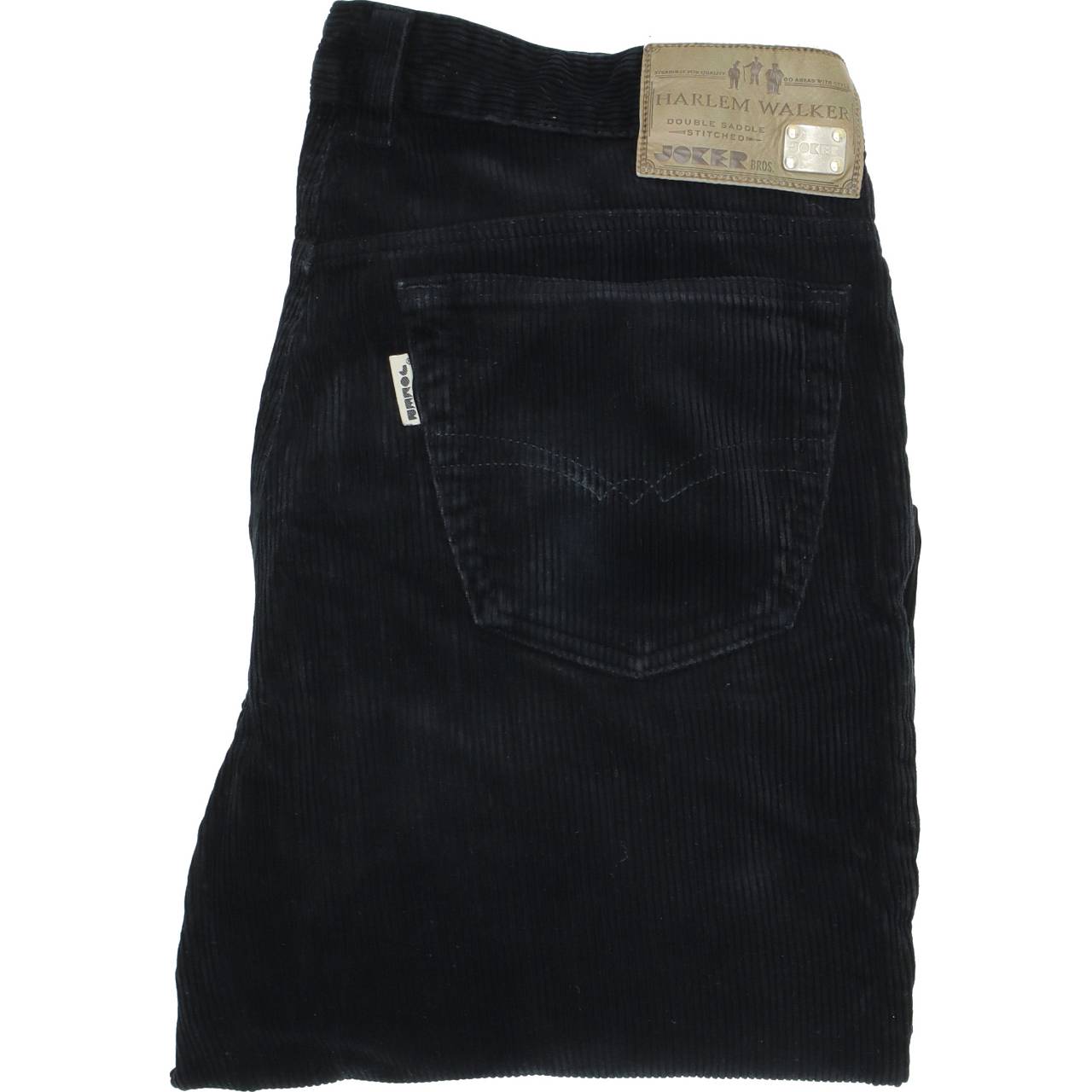 Joker Harlem Walker Men Black Straight Regular Jeans W36 L30