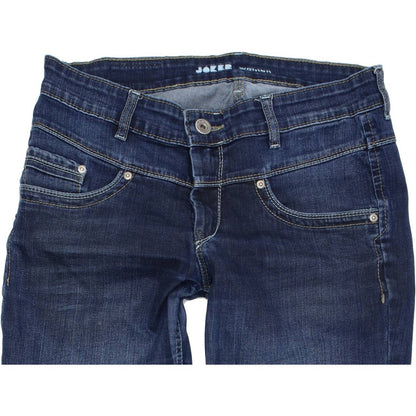Joker Women Blue Straight Regular Stretch Jeans W30 L30