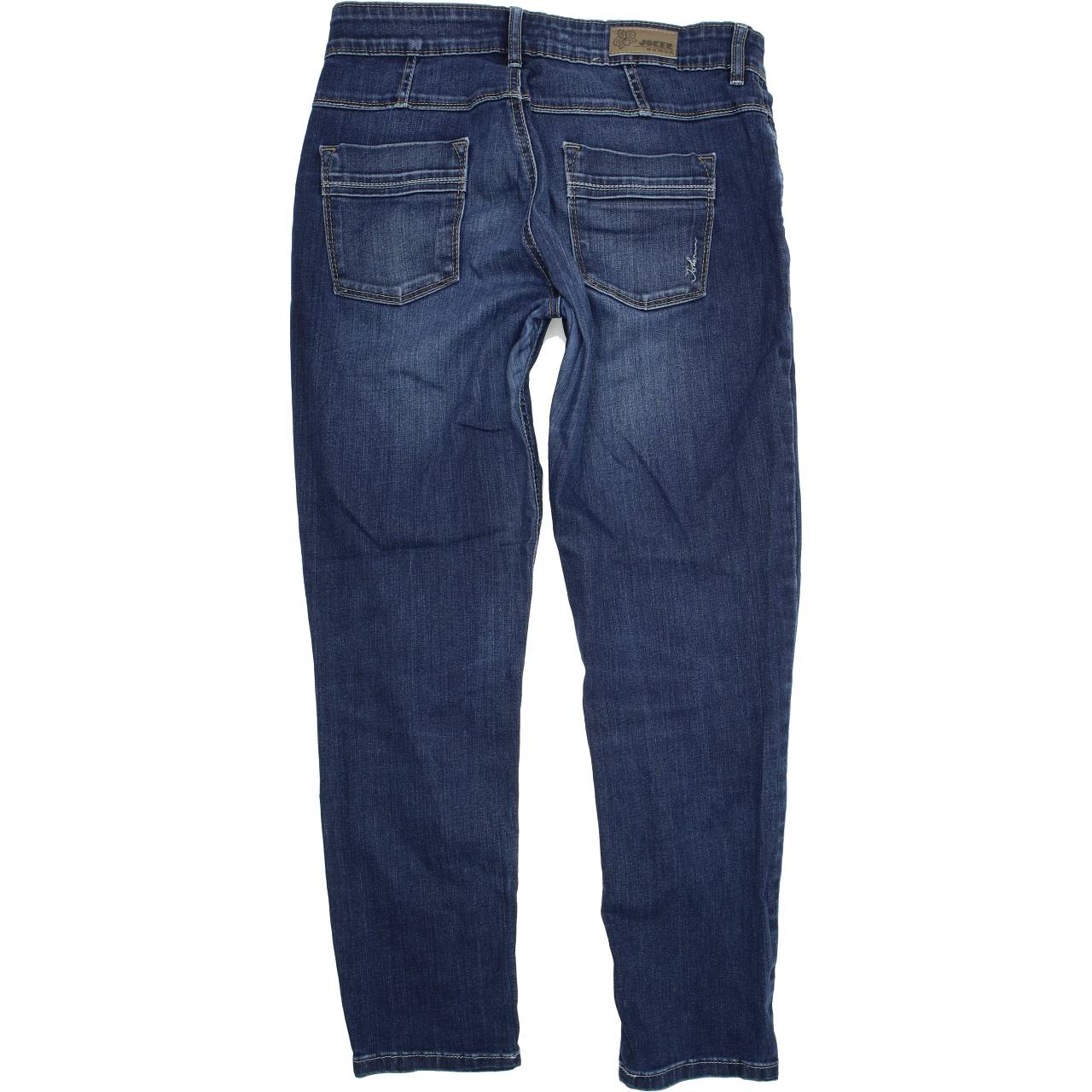 Joker Women Blue Straight Regular Stretch Jeans W30 L30