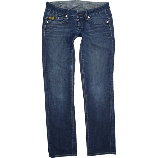 G-Star Midge Women Blue Straight Regular Stretch Jeans W29 L32