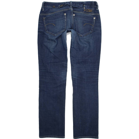 G-Star Midge Women Blue Straight Regular Stretch Jeans W29 L32