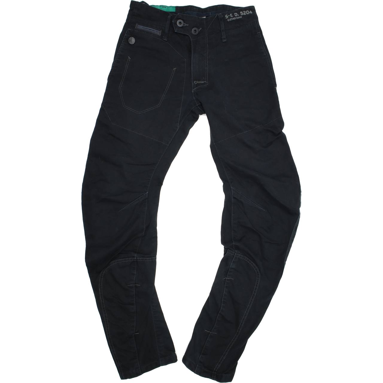 Wrangler Arc Men Black Tapered Loose Jeans W27 L32