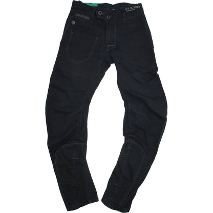 Wrangler Arc Men Black Tapered Loose Jeans W27 L32