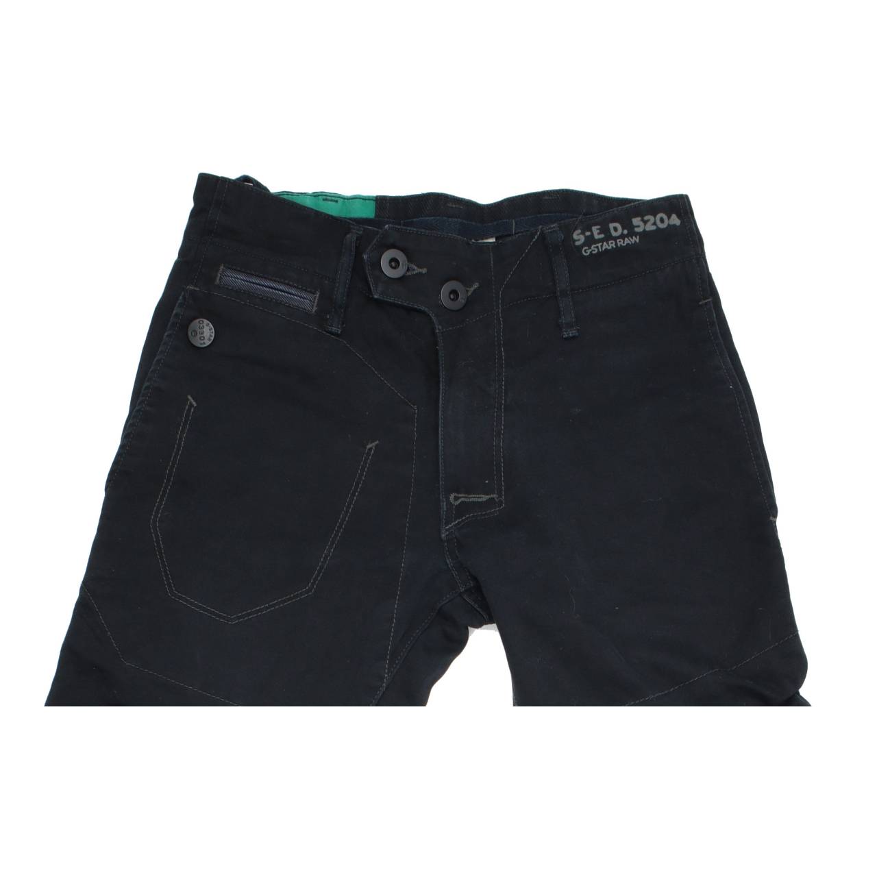 Wrangler Arc Men Black Tapered Loose Jeans W27 L32