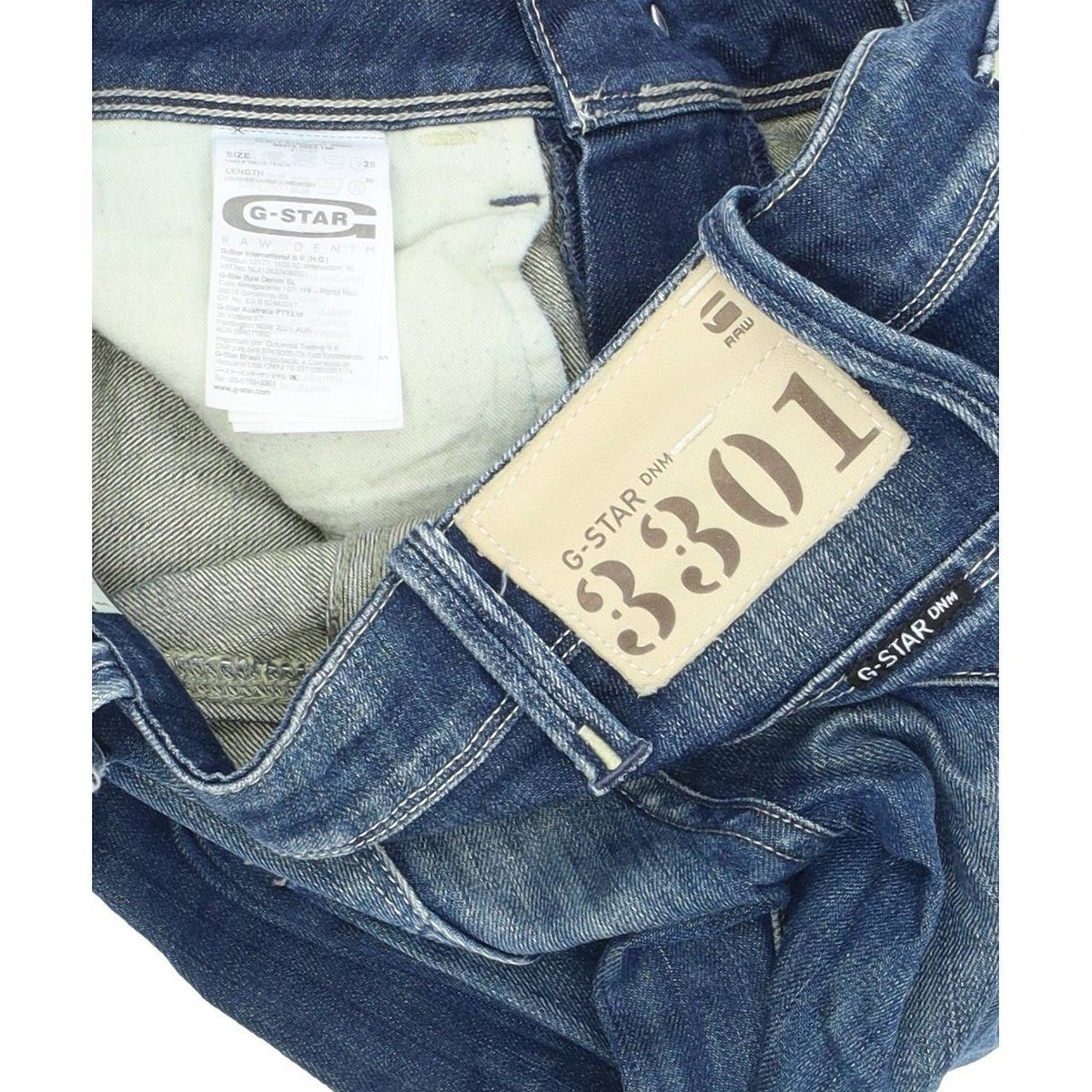 G-Star Elect  Women Blue Straight Regular Stretch Jeans W25 L30