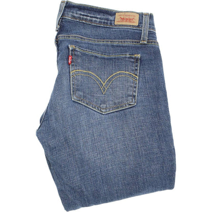 Levi's 524 Women Blue Skinny Slim Stretch Jeans W28 L34