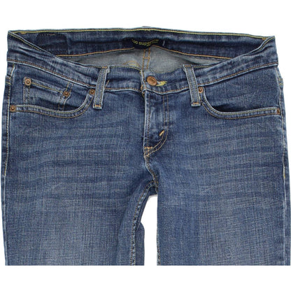 Levi's 524 Women Blue Skinny Slim Stretch Jeans W28 L34