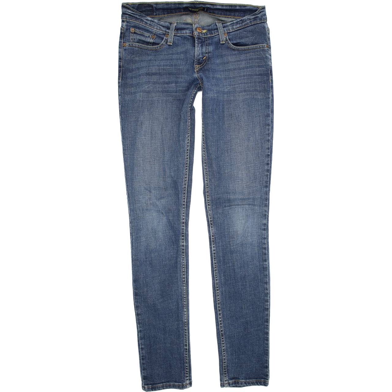 Levi's 524 Women Blue Skinny Slim Stretch Jeans W28 L34