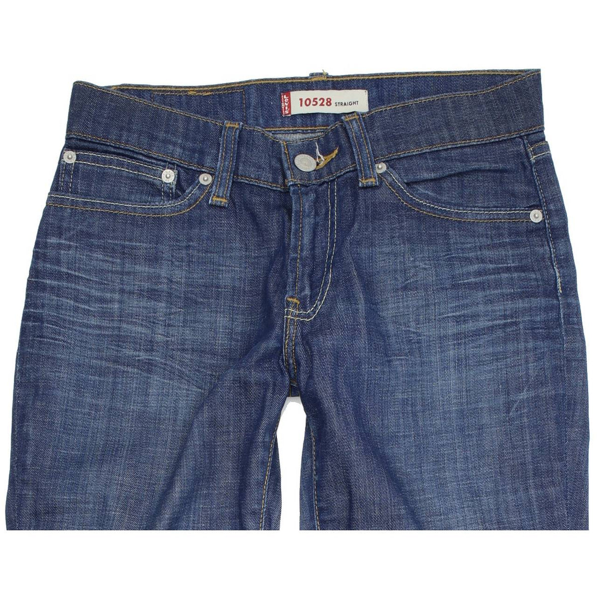 Levi's 528 Women Blue Straight Regular Stretch Jeans W28 L32