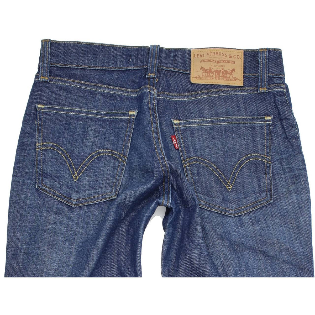 Levi's 528 Women Blue Straight Regular Stretch Jeans W28 L32