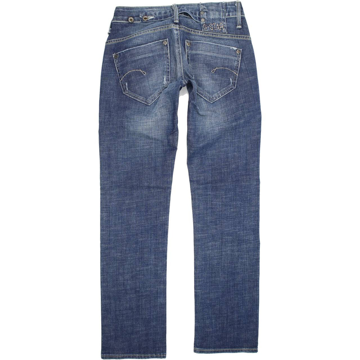 G-Star Midge Women Blue Straight Regular Stretch Jeans W26 L30