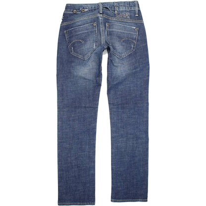G-Star Midge Women Blue Straight Regular Stretch Jeans W26 L30