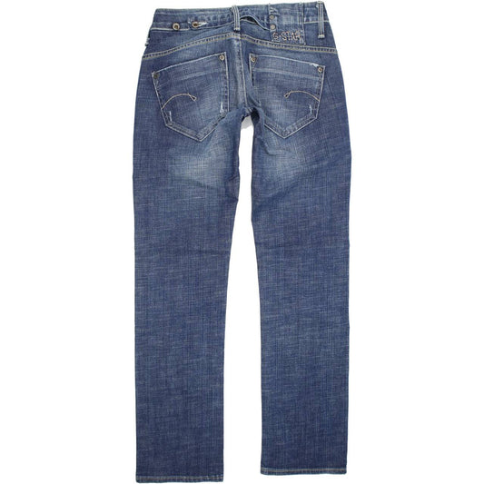 G-Star Midge Women Blue Straight Regular Stretch Jeans W26 L30
