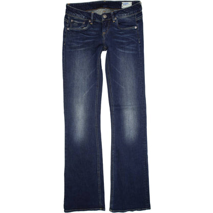 G-Star 3301 Women Blue Bootcut Regular Stretch Jeans W27 L34