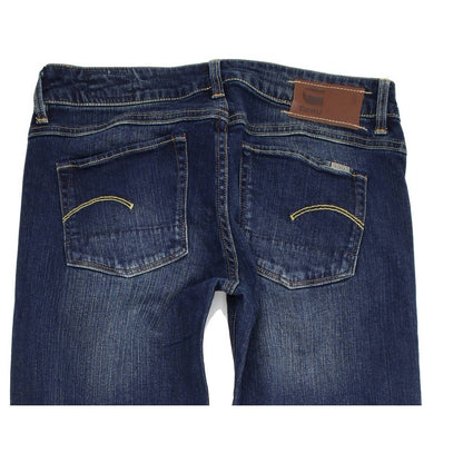 G-Star 3301 Women Blue Bootcut Regular Stretch Jeans W27 L34