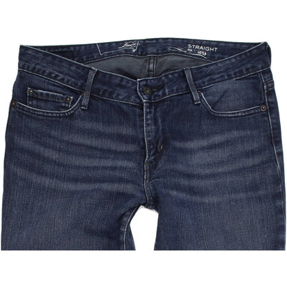 Levi's Women Blue Straight Regular Stretch Jeans W29 L33