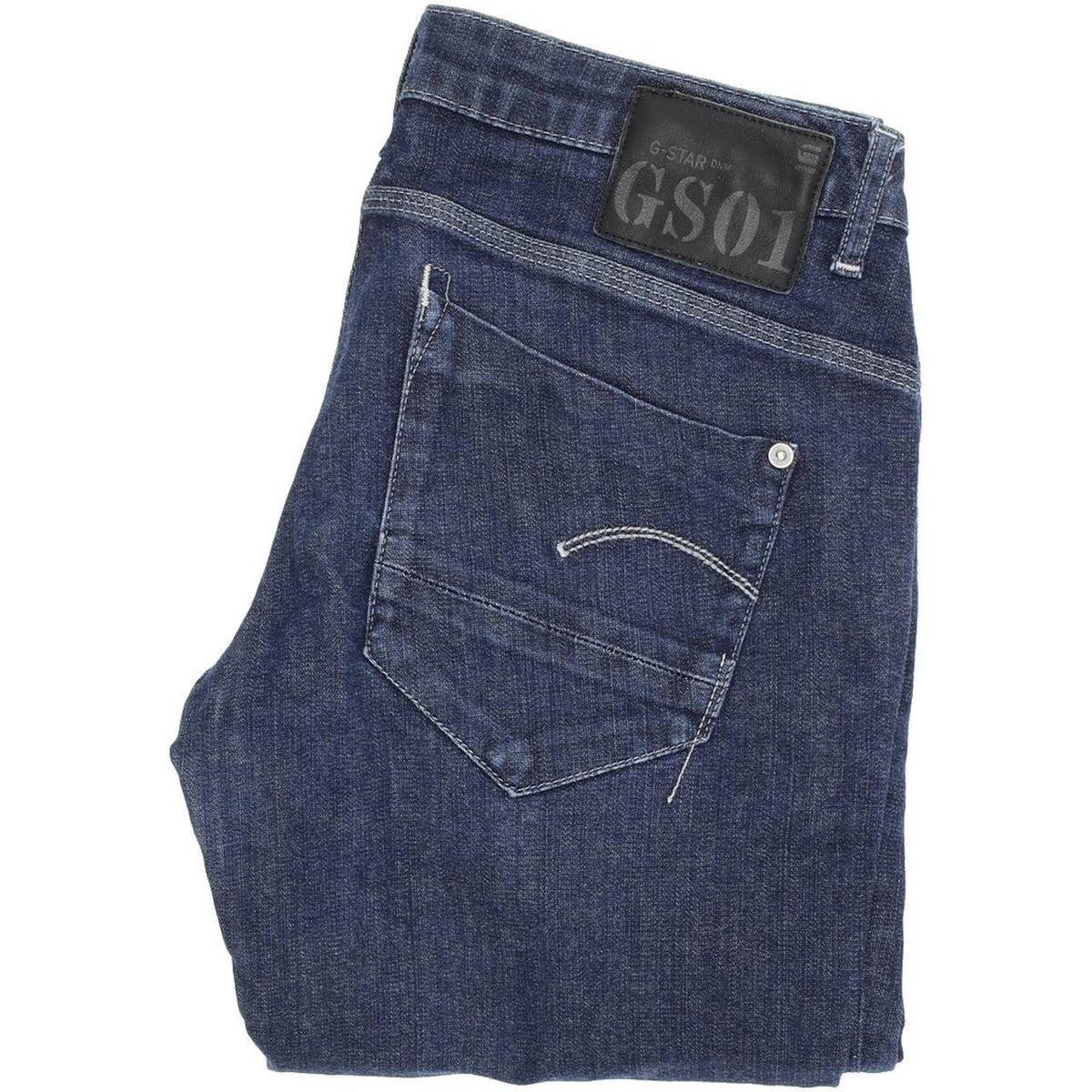 G-Star Women Blue Skinny Slim Stretch Jeans W28 L29
