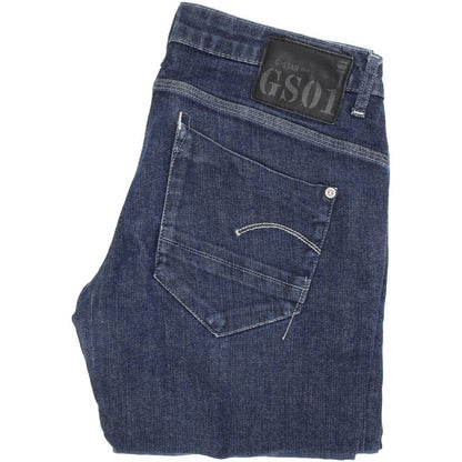 G-Star Women Blue Skinny Slim Stretch Jeans W28 L29