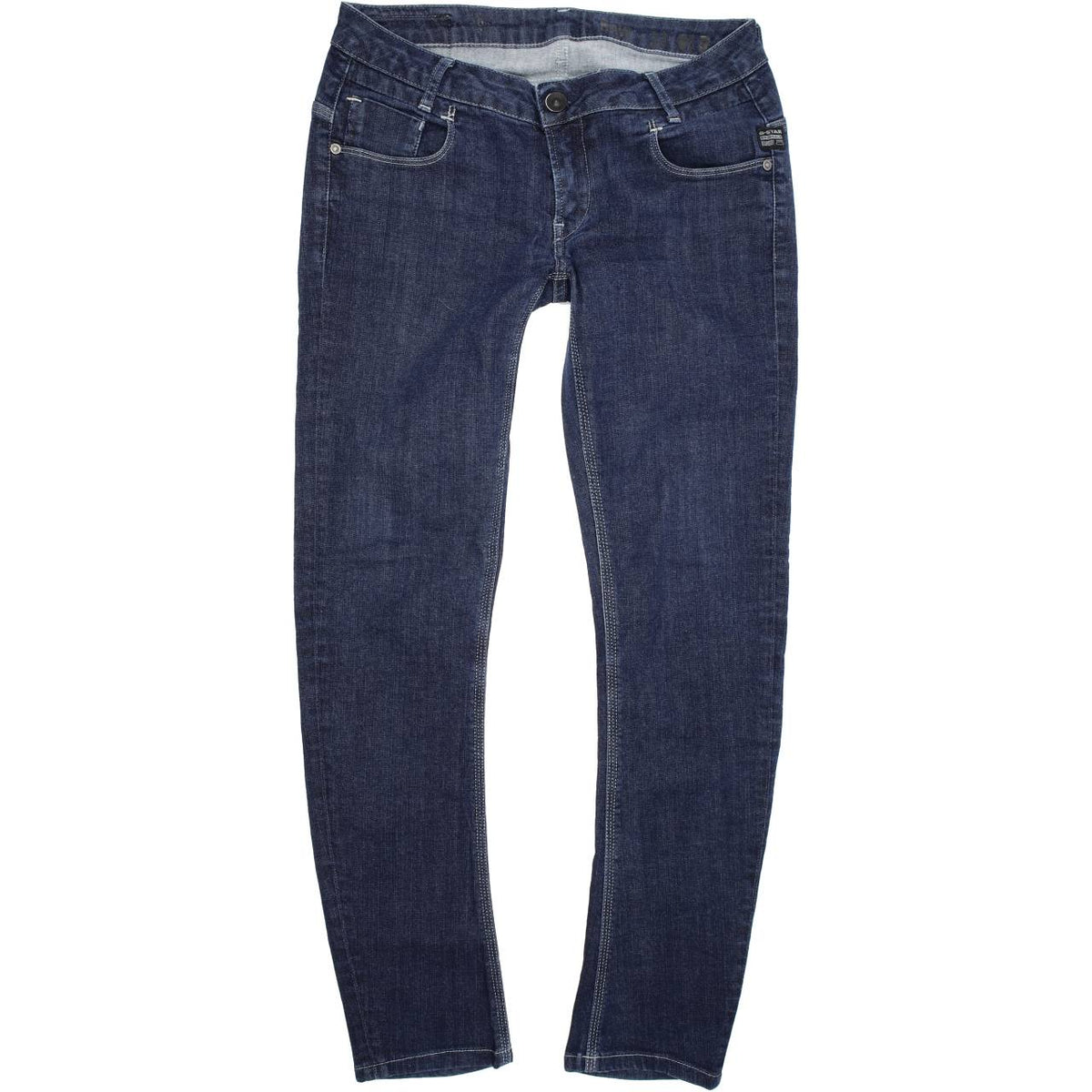 G-Star Women Blue Skinny Slim Stretch Jeans W28 L29