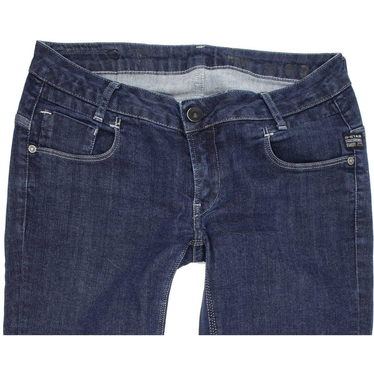 G-Star Women Blue Skinny Slim Stretch Jeans W28 L29