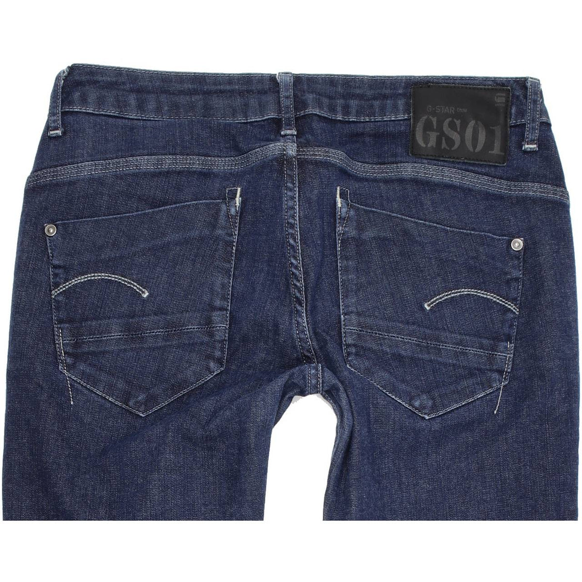 G-Star Women Blue Skinny Slim Stretch Jeans W28 L29