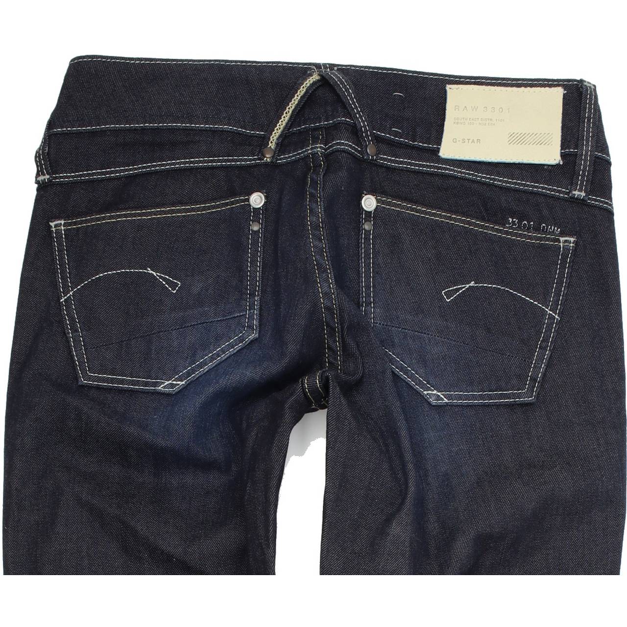 G-Star Lynn Women Blue Straight Regular Stretch Jeans W27 L32