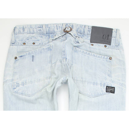 G-Star Storm Elwood Women Blue Skinny Slim Jeans W29 L34