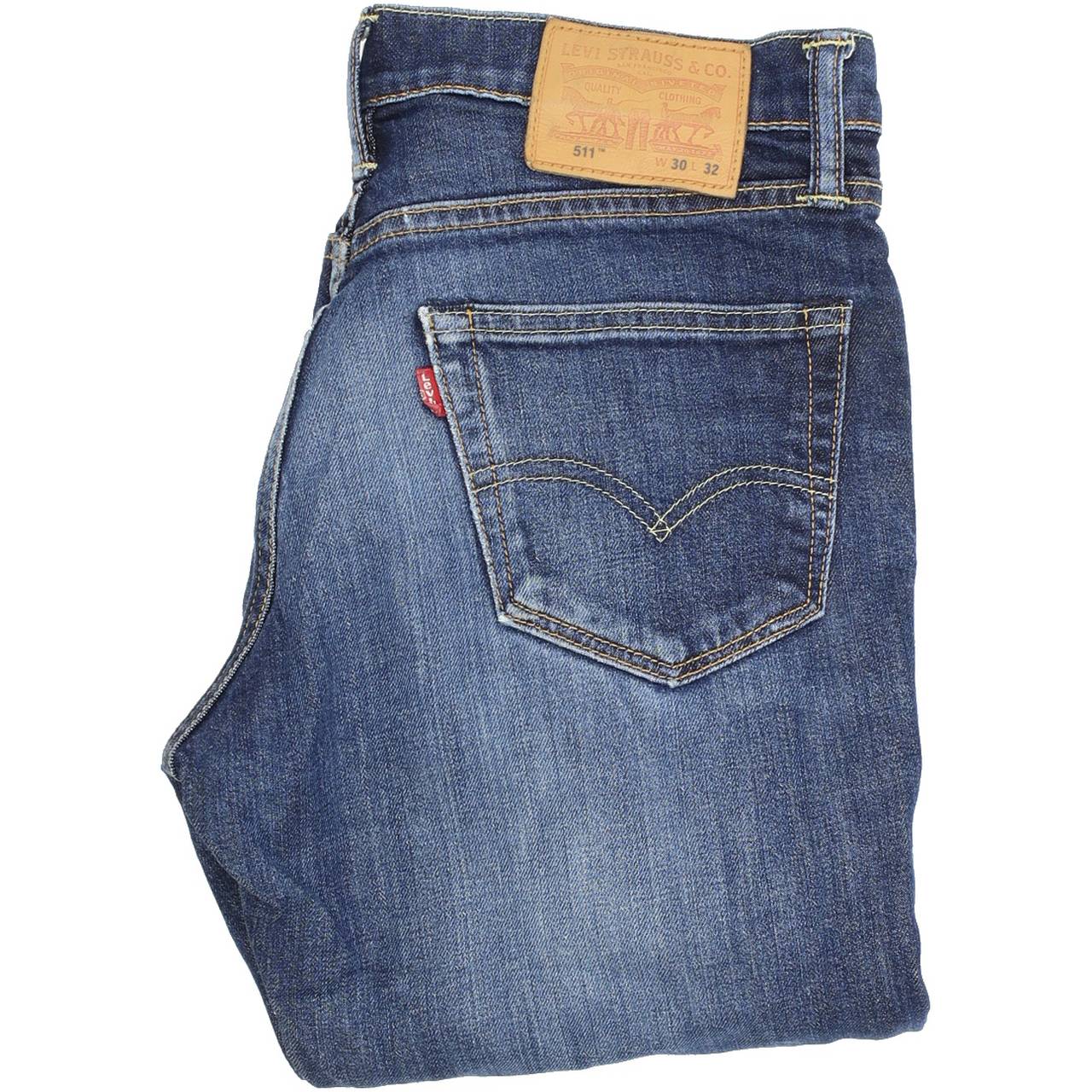Levi's 511 Men Blue Skinny Slim Jeans W30 L32