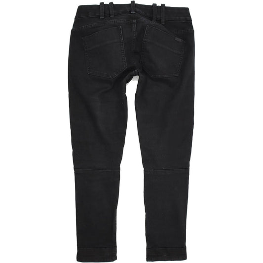 G-Star Logray Women Black Skinny Slim Cropped Stretch Jeans W26 L25