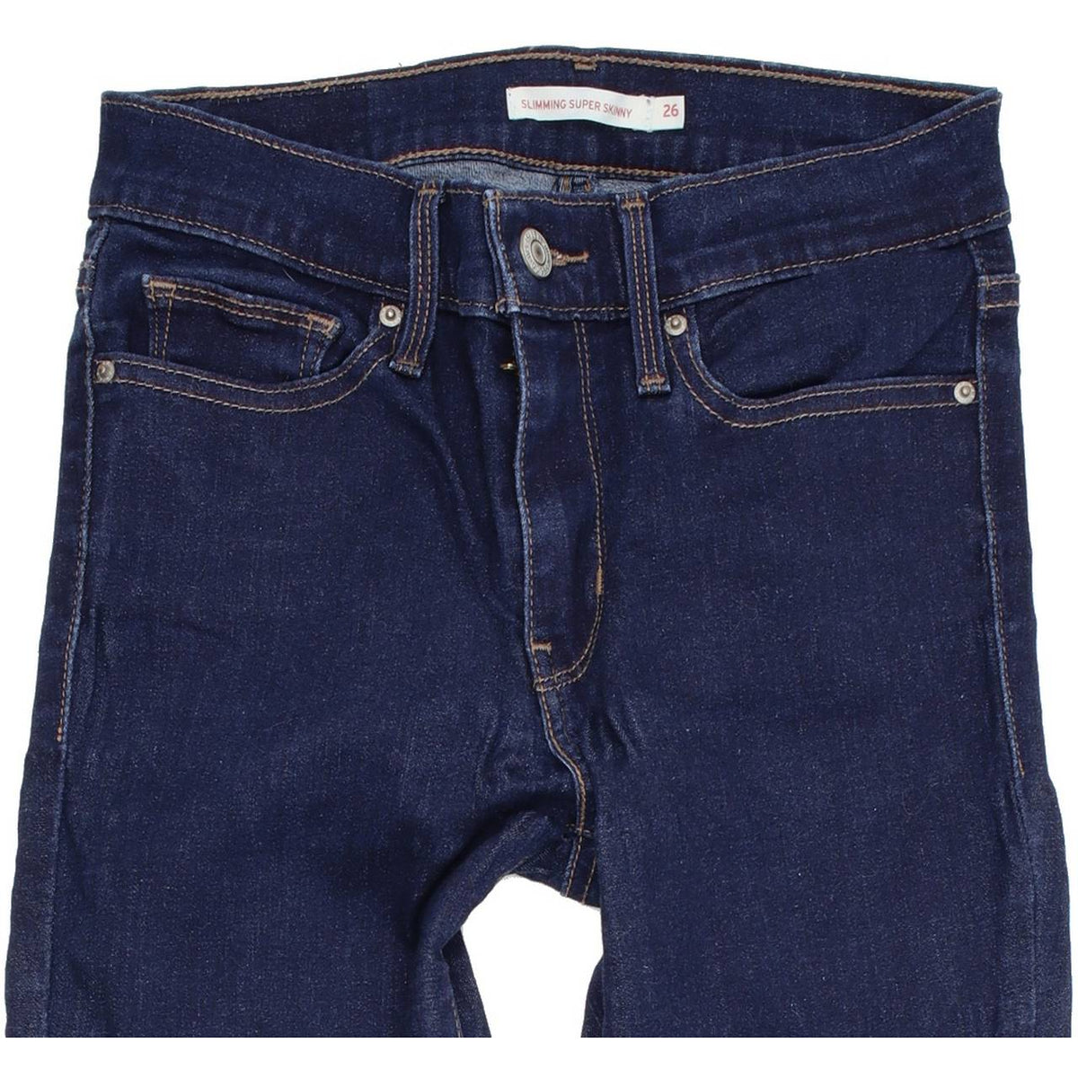 Levi's Women Blue Skinny Slim Stretch Jeans W26 L30