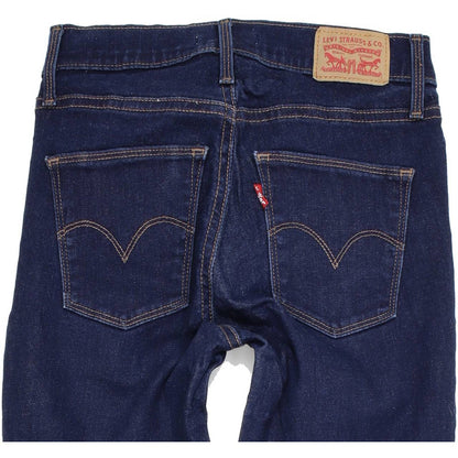 Levi's Women Blue Skinny Slim Stretch Jeans W26 L30