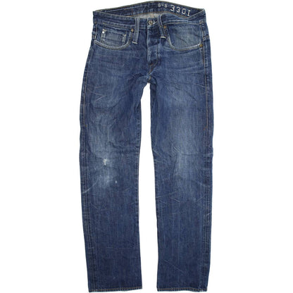 G-Star Victor Men Blue Straight Regular Jeans W31 L32