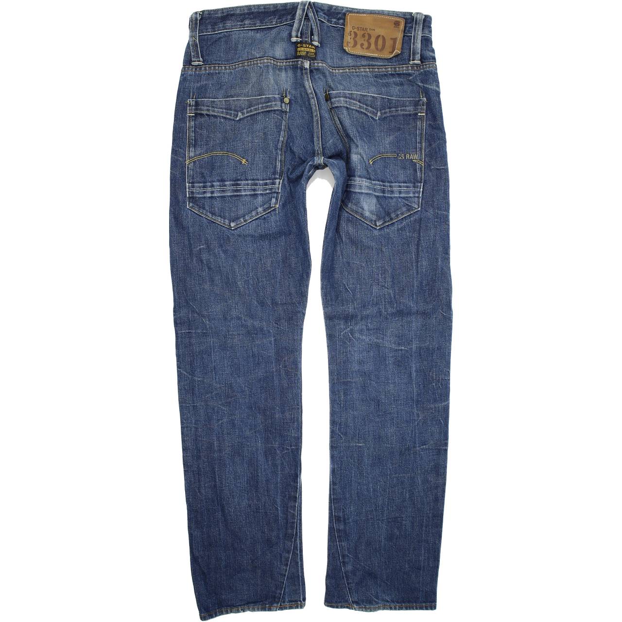 G-Star Victor Men Blue Straight Regular Jeans W31 L32