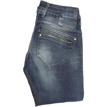 G-Star Corvet Women Blue Skinny Slim Stretch Jeans W25 L34