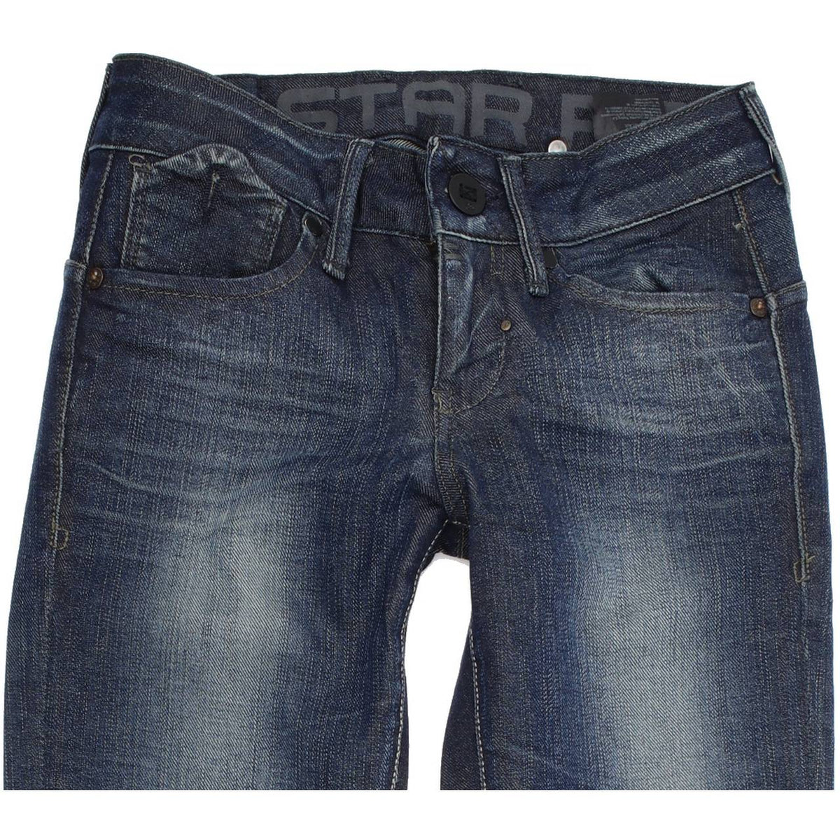 G-Star Corvet Women Blue Skinny Slim Stretch Jeans W25 L34